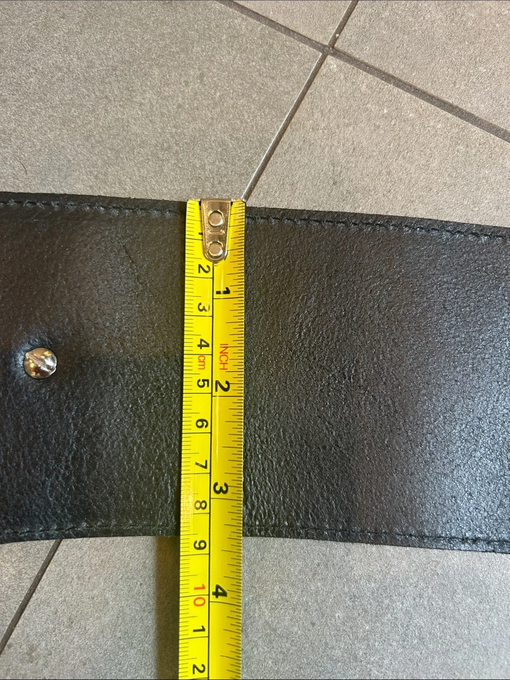 Brave Black Leather Belt
